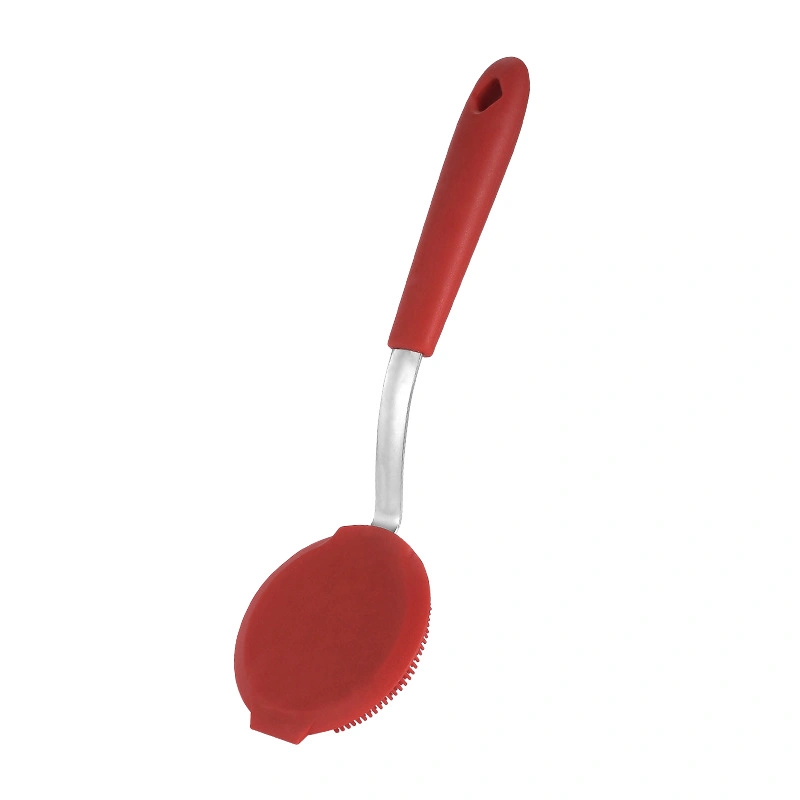 Wholesale Kitchen Tools Kitchen Brush Silicone Pot and Pan Cleaning Brush Dish Brush with Handle Kitchen Accessories