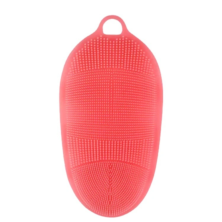 Soft Silicone Body Cleansing Gentle Shower Scrubber Delicate Dry Skin Bath Exfoliating Brush