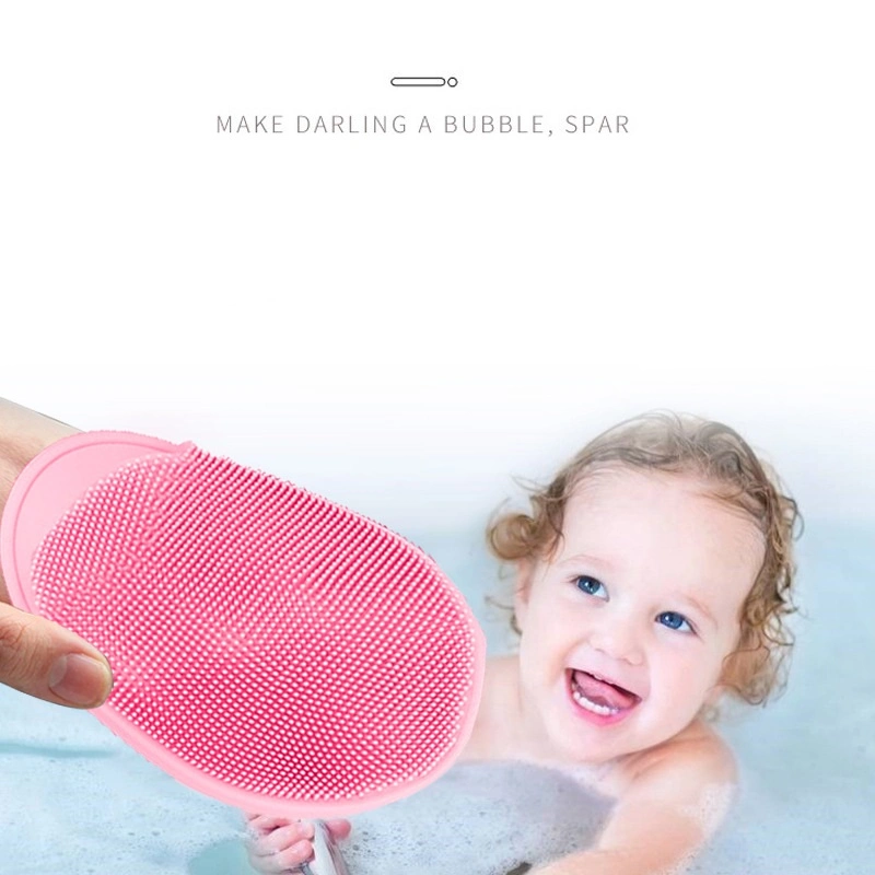 High Quality Super Soft Back Bath Brush Scrubber Shower Body Massage Silicone Baby Bath Brush