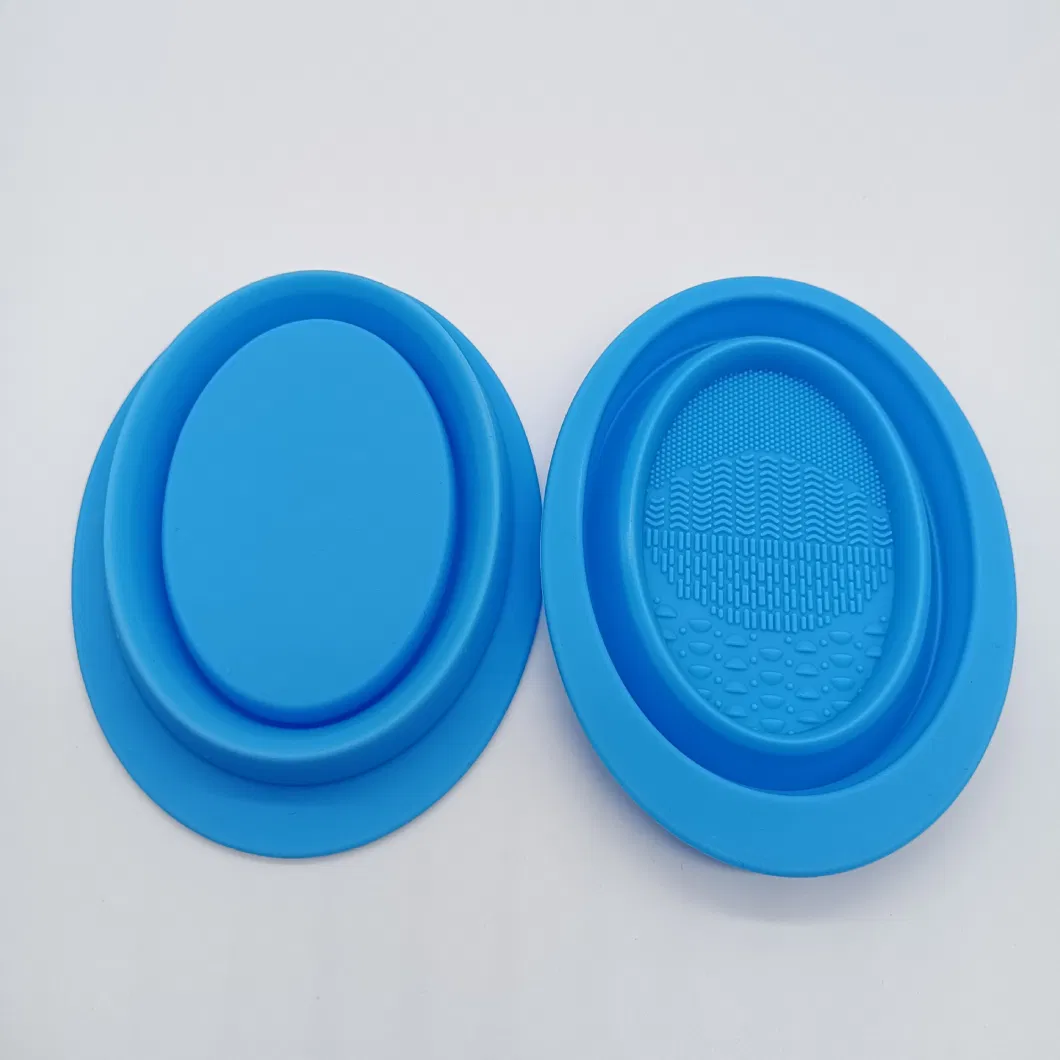 New Arrival Silicone Sponge Blender Cleanser Bowl Dry or Wet Use Quick Clean Silicon Makeup Brush Cleaning Mat