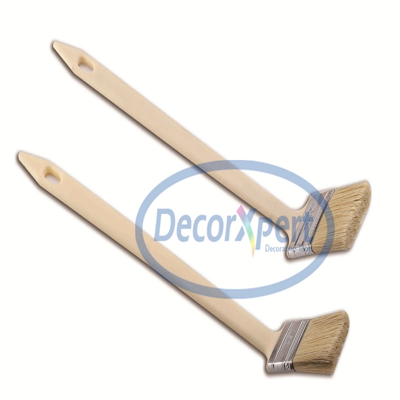 Paint Brushes Long Wooden Handle PBT Synthetic Filament Paint Brush Radiator Brush