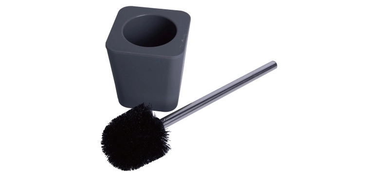 Toilet Bowl Brush and Holder Freestanding Square Toilet Brushes Green