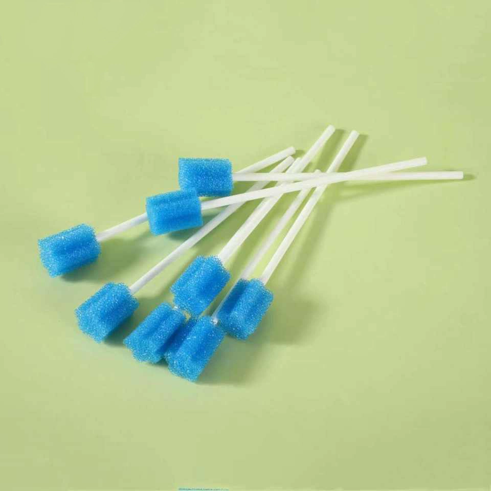 Disposable Medical Oral Care Sponge Swab Foam Toothbrush Cleaning Mouth Swabs