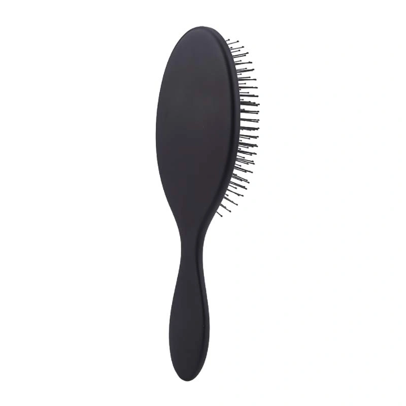 Amazon Hot Sales Logo Printing Cushion Oval Hairbrush Detangling Hair Brush Private Label Plastic Wet Hair Brush