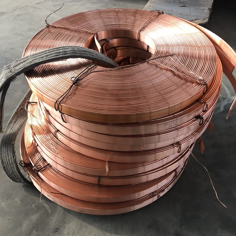 C11000 Thin Copper Strip / Copper Foil for Transformer 0.5mm Copper Coils for Radiator