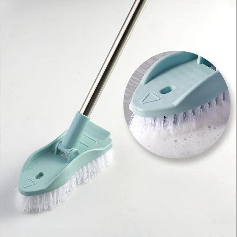 Long Handle Scrub Brush, Retractable Bathroom Cleaning Tile Brush Wall Corner Brush Clean Floor Brush, Detachable Brush Heads Long Handled Brush Esg15613