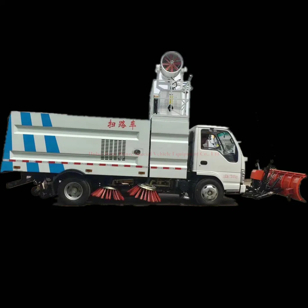 Foton Small Forland Industrial 3t High Pressure Dry Vacuum Dust Road Sweeper