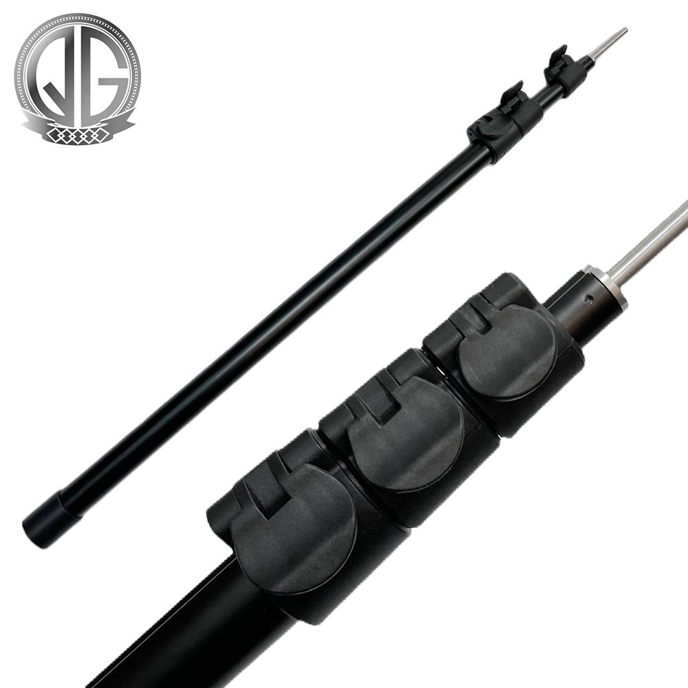 Customized Aluminum Carbon Fiber Extension Telescopic Pole with Filp Lock