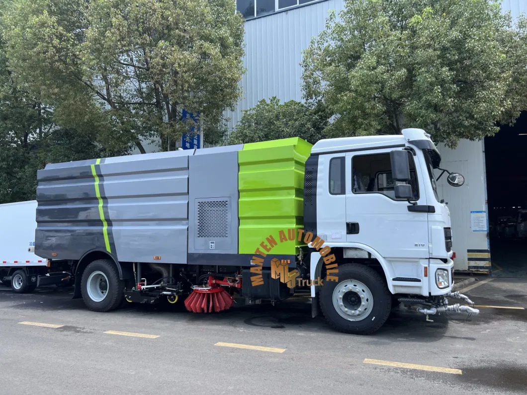 Shacman Vacuum Road Sweeper Truck, 8cbm Street Cleaner Truck for Sale