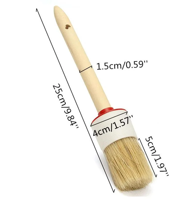 Round Wooden Handle Paint Brush, High Quality Paint Brush