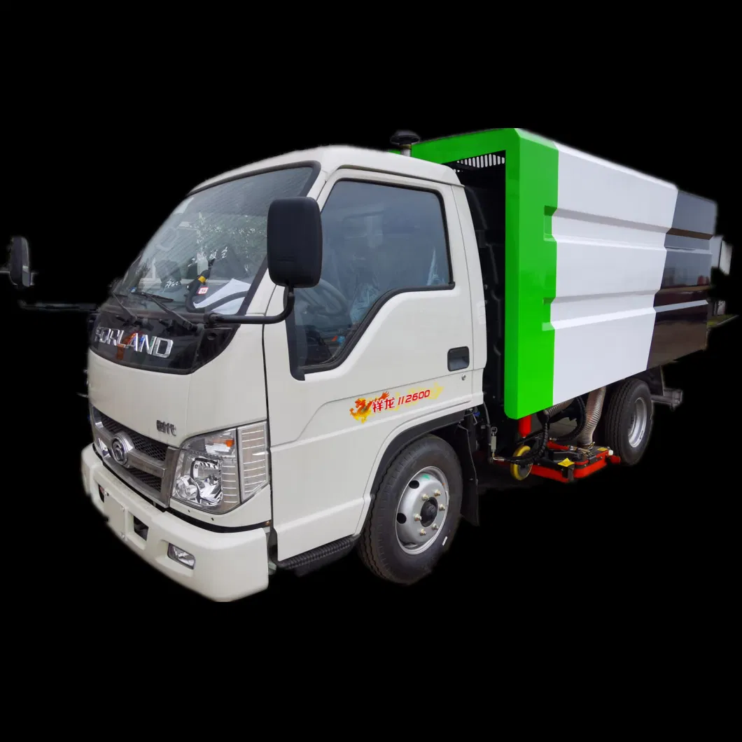 Foton Small Forland Industrial 3t High Pressure Dry Vacuum Dust Road Sweeper