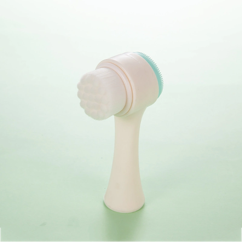 Hot Selling Product Portable ABS PVC Box Double Headed Face Washing Brush