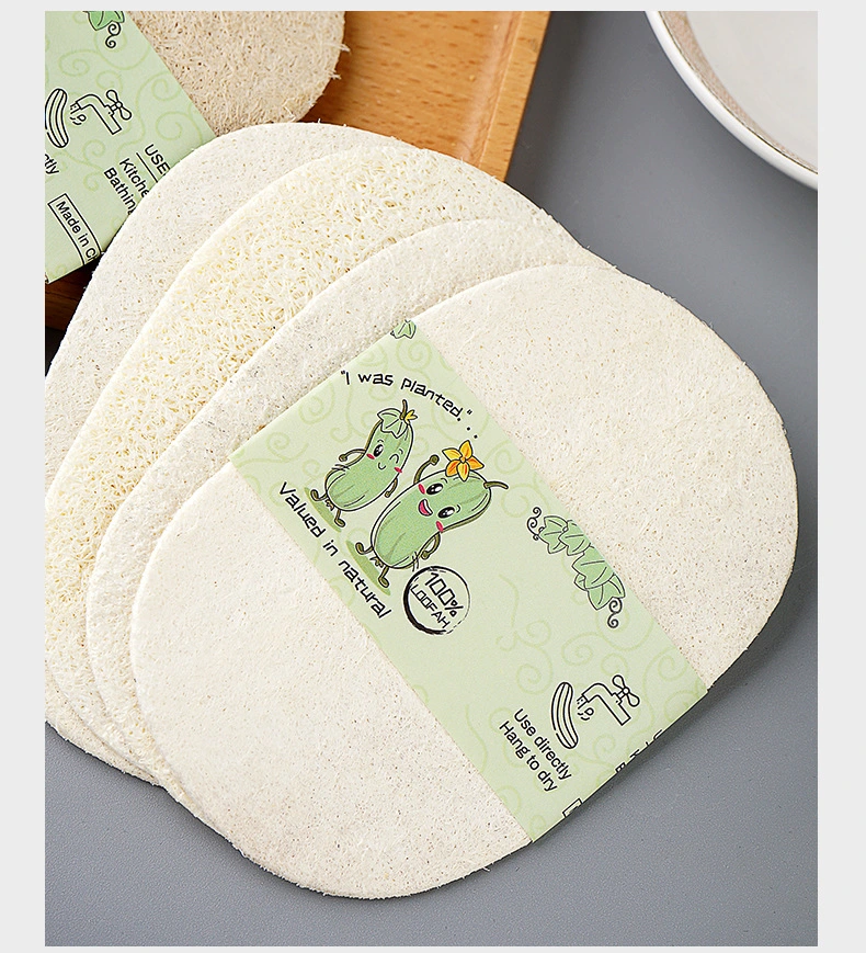 Handmade Unbleached Dish Sponge, Biodegradable Sponges Kitchen Sponge Holder Greener Clean Durable Non-Scratch Brush,