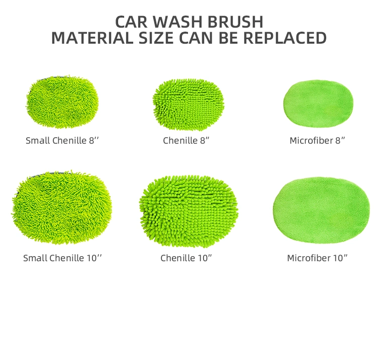 Car Exterior Cleaning Washing Chenille Clean Brush with Handle