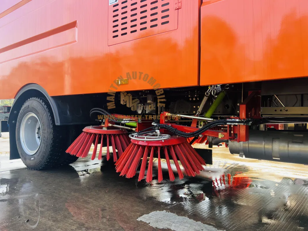 Professional Manufactures HOWO 4X2 8cbm Sweep Street Cleaning Broom Road Sweeper Truck Best Selling Price