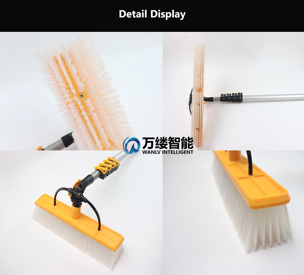 10 Days Delivery Solar Panel Washing Brush Manual Cleaning Brush for Windows Doors Glass Walls Ceilings Cleaning and Washing