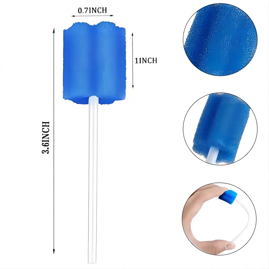 Disposable Medical Wound Care Sponge Brush for Sterile