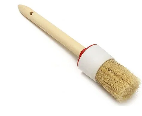 Round Wooden Handle Paint Brush, High Quality Paint Brush