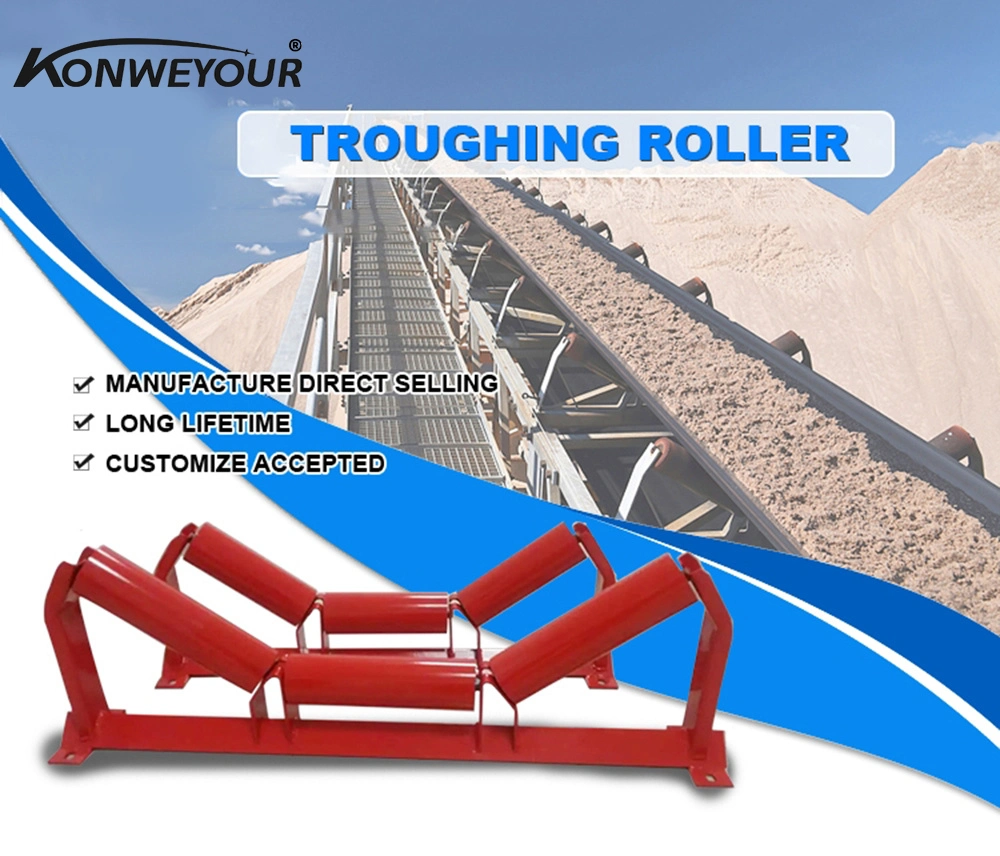 Customized Belt Conveyor Roller Frame for Grain