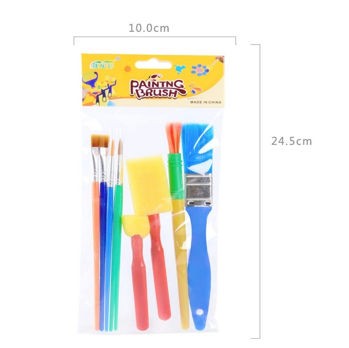 Sponge Seal Brush for Children Early Education DIY Graffiti Rubbing Brush Sponge Art Tool Brush