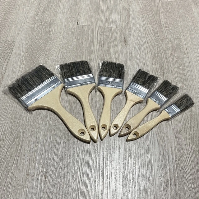 Cheap Price Wooden Chip Paint Brushes with Wooden Handle