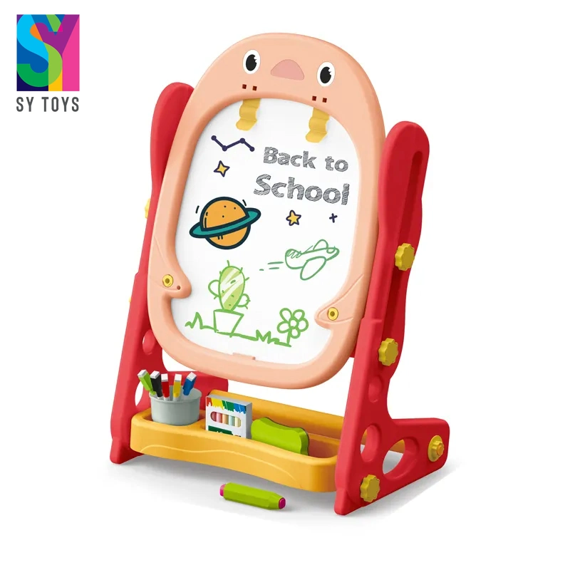 Sy New Arrival Penguin Easel Double Drawing Board Educational Painting Learning Toy for Kids