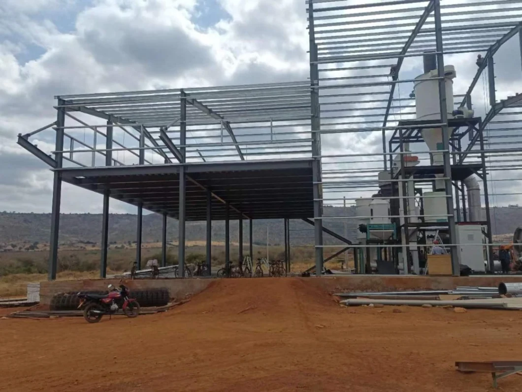 Light Steel Structure Large Span Metal Factory Building Low Cost Metal Frame Construction