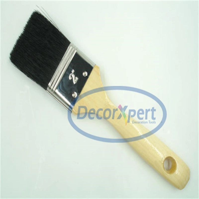 Paint Brush (Paintbrush, 100% Pure Gray Bristle Flat Brush