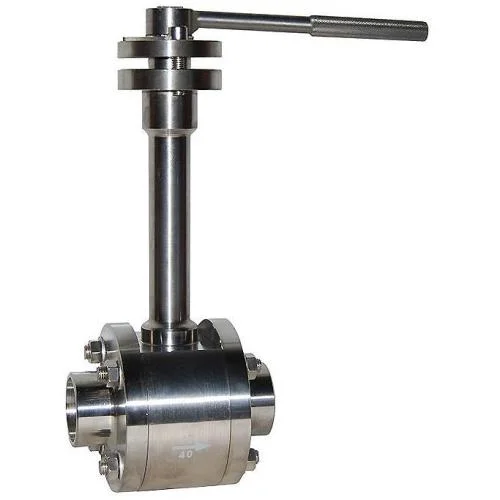 Pneumatic Extension Rod Carbon Steel Cryogenic Ball Valve