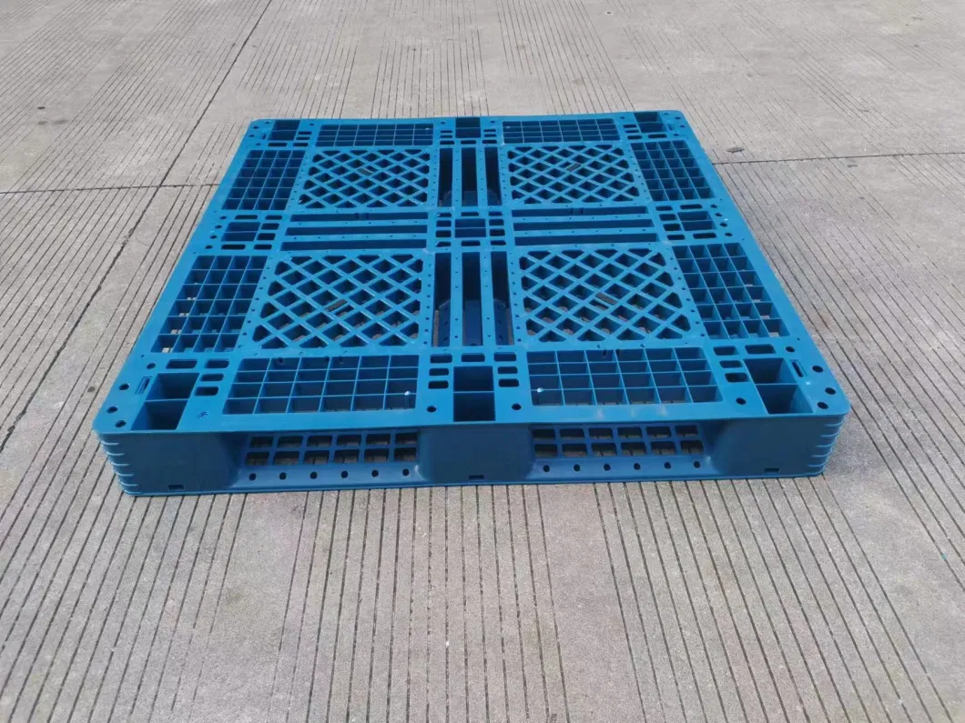 Plastic Pallets Forklift Moisture-Proof Warehouse Storage Stackable Reversible Heavy Duty Warehouse Tray