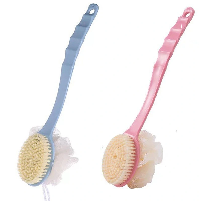 Bath Brush Bathroom Long-Handled Soft Hair Bath Brush Bath Back Rub Household Adult Massage