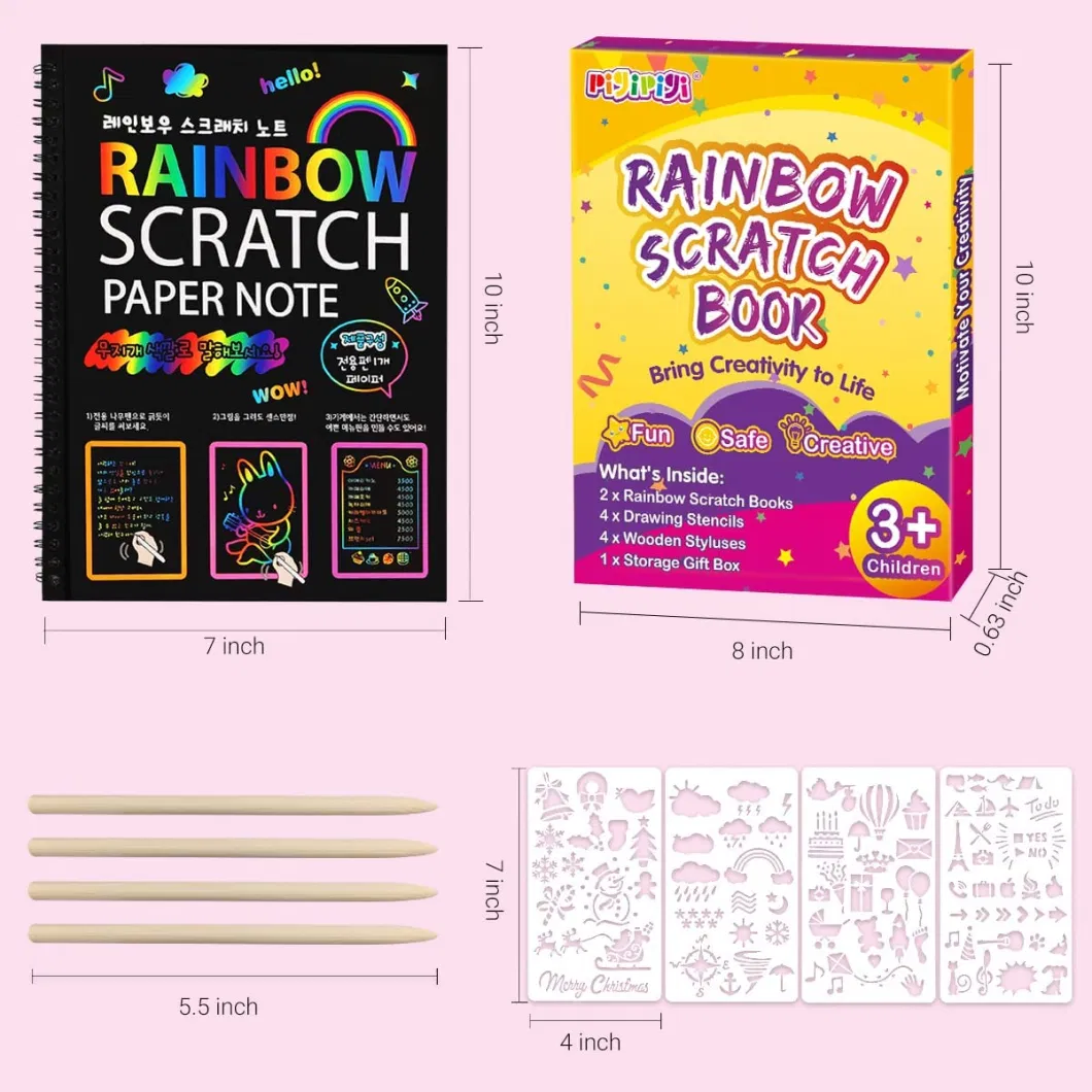 Magic Sheets Scratch Paper Pad for Kids&prime; Custom Artwork