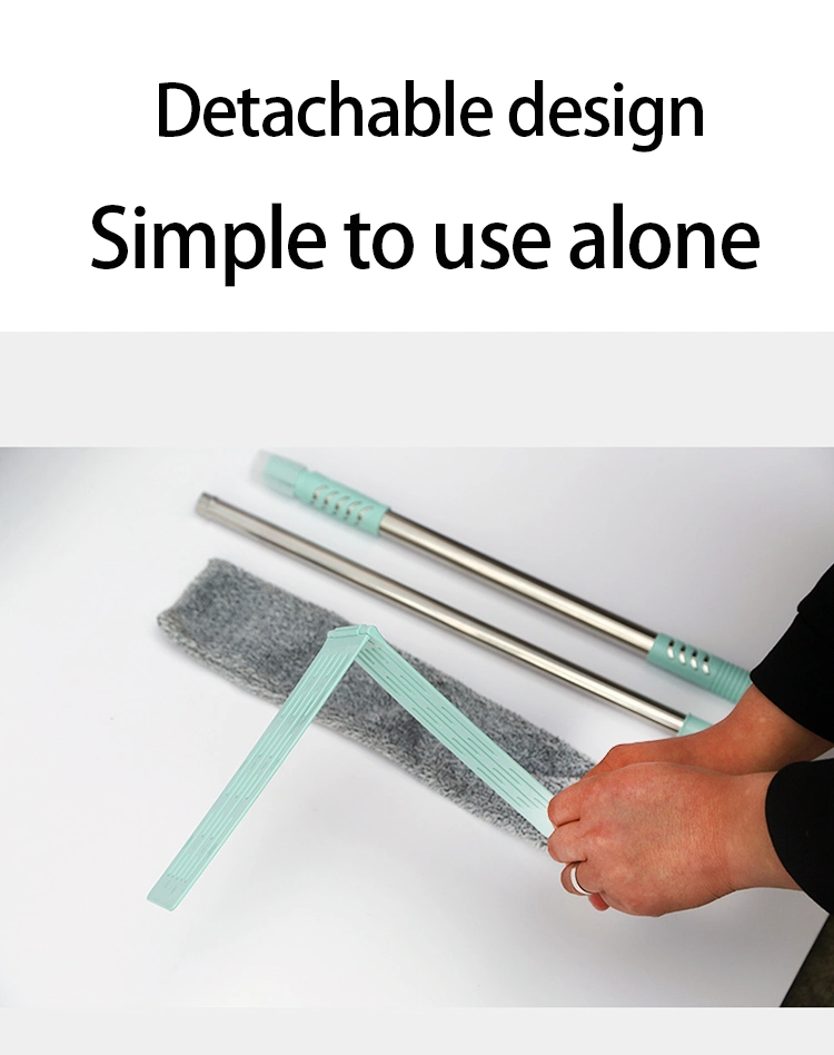 Household Cleaning Tools Long Handle Bedside Dust Brush Mop Flexible Sweep Artifact Clean Gap Bottom Removable Handle Magic Microfibre Duster