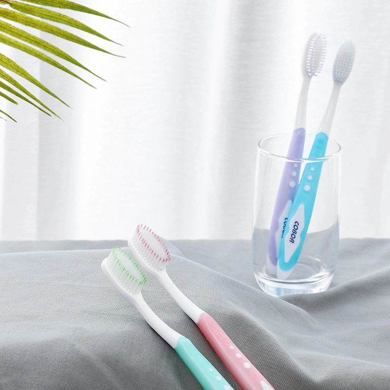 Wholesale Customized Packing and Logo Soft Bristle Home Use Travel Adult Tooth Brush Toothbrush