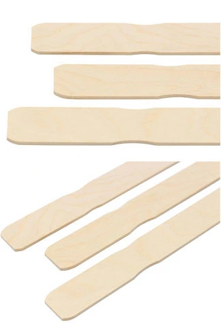 Eco-Friendly Flat Stirrer or Bamboo Mixing Paint Stick