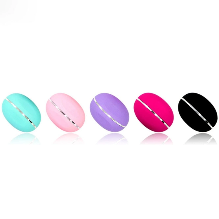 New Arrival Personality Colorful Portable Magic Egg Single Oval Make up Kabuki Foundation Makeup Brush