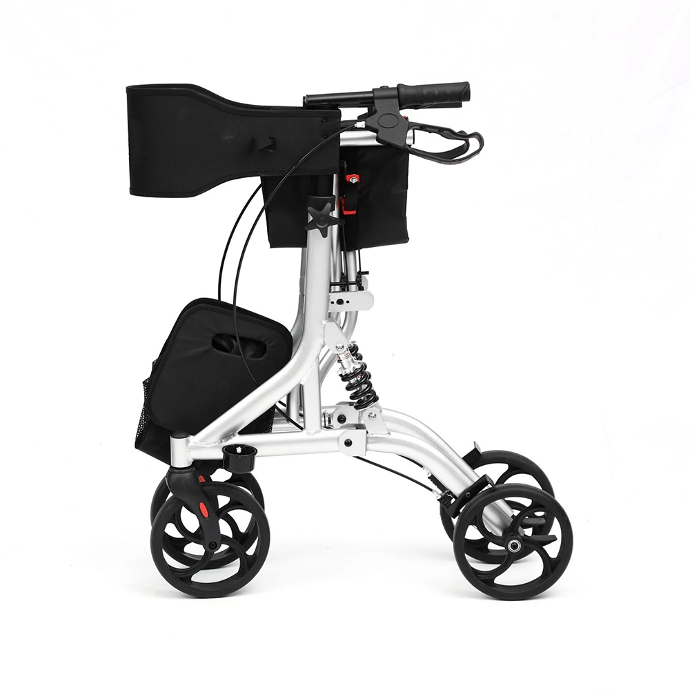 Factory Direct Sales Accept Customization Light Deluxe Aluminum Rollator Walker