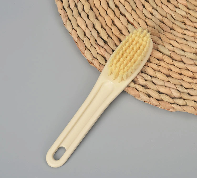 Plastic Handle Plastic Wire Cleaning Shoes Brush Can Hang on Wall