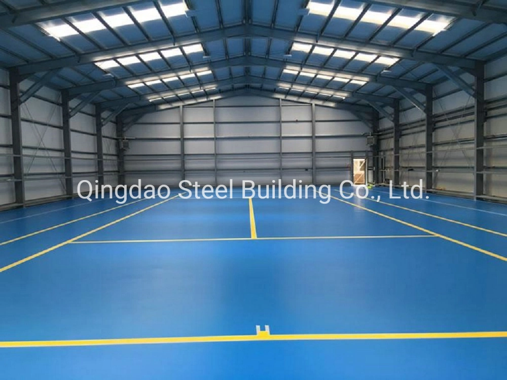 Galvanized Light Steel Structure Sport Court Steel Frame Badminton