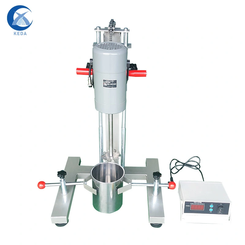 Laboratory High Speed Disperser Paint Mixer Paint Dissolver Hand Mixer Electric Chemical Liquid Stirrer