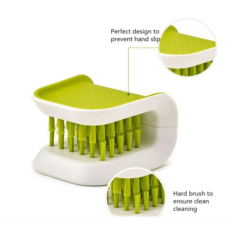 Double Side Plate Cleaning Sponge Bendable Dish Pot Washing Brushes