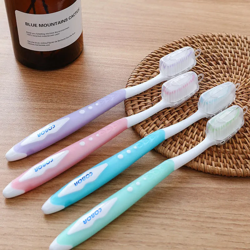 Wholesale Customized Packing and Logo Soft Bristle Home Use Travel Adult Tooth Brush Toothbrush