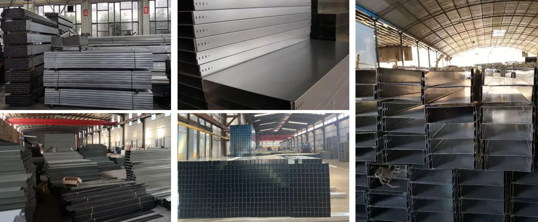 Supplier Customized Cable Tray 300mm 100mm Metal Hot DIP Galvanized Cable Tray