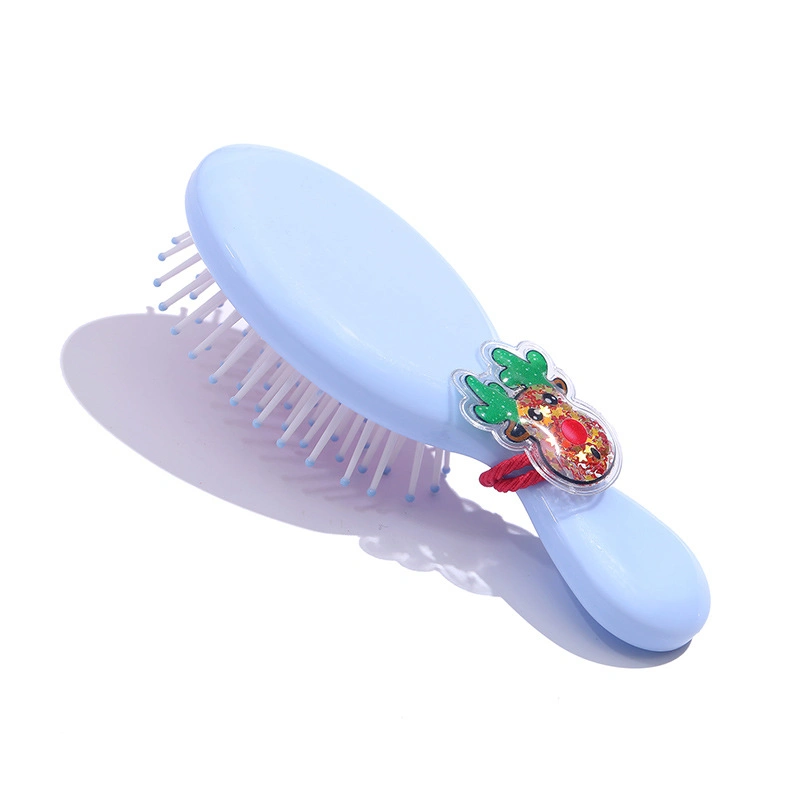 fashion Plastic Pocket Size Kids Hair Brush Cute Children Hair Brush with Head Band