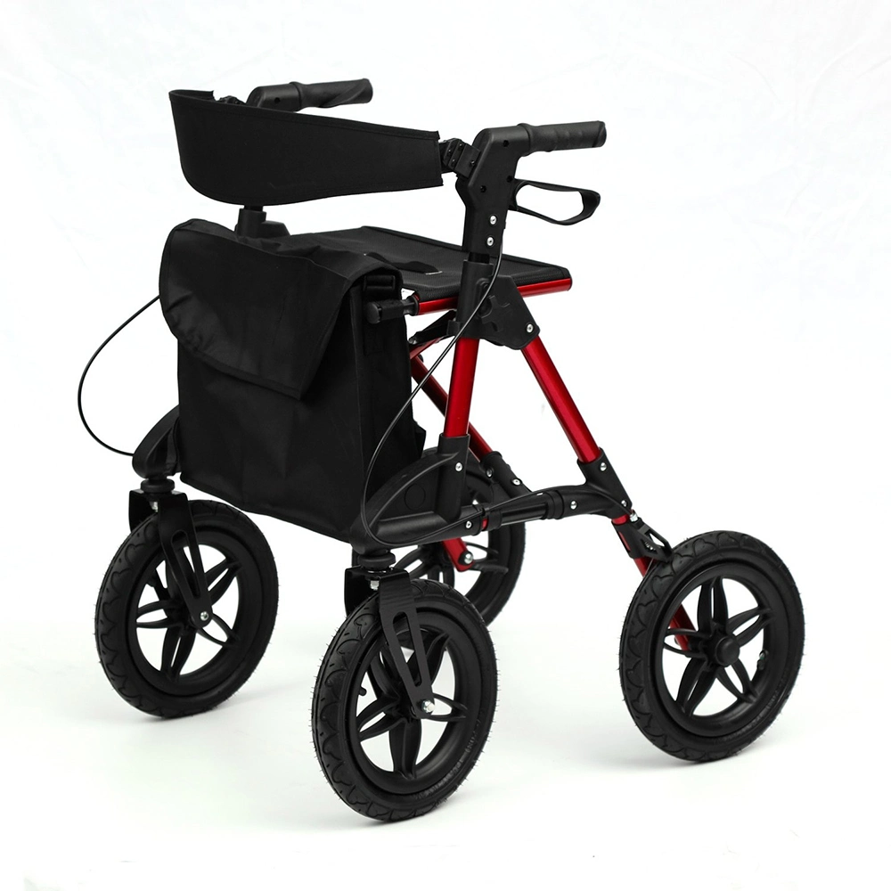 Factory Direct Sales Accept Customization Light Deluxe Aluminum Rollator Walker