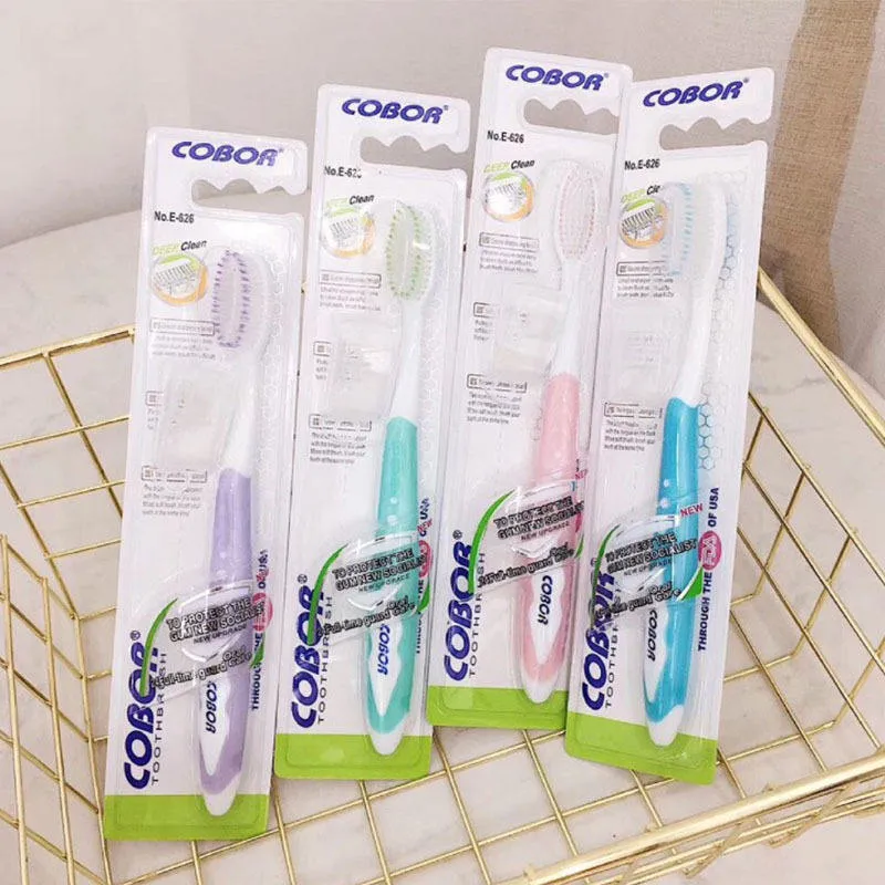 Wholesale Customized Packing and Logo Soft Bristle Home Use Travel Adult Tooth Brush Toothbrush