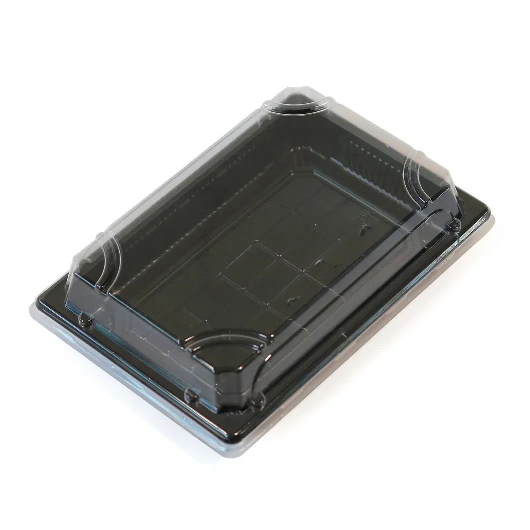 Take Away Togo Packaging Box Food Takeaway Packing Custom Disposable Plastic Sushi Delivery Tray