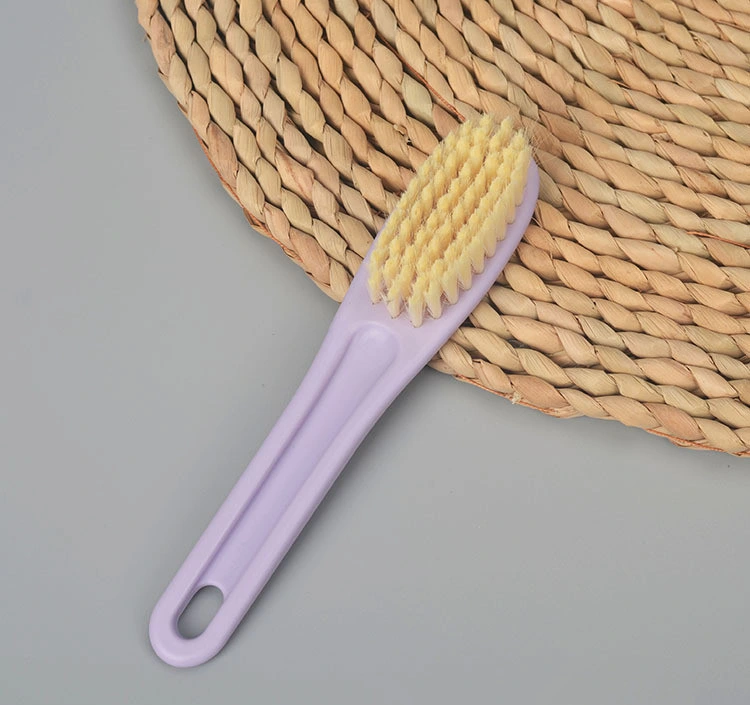 Plastic Handle Plastic Wire Cleaning Shoes Brush Can Hang on Wall