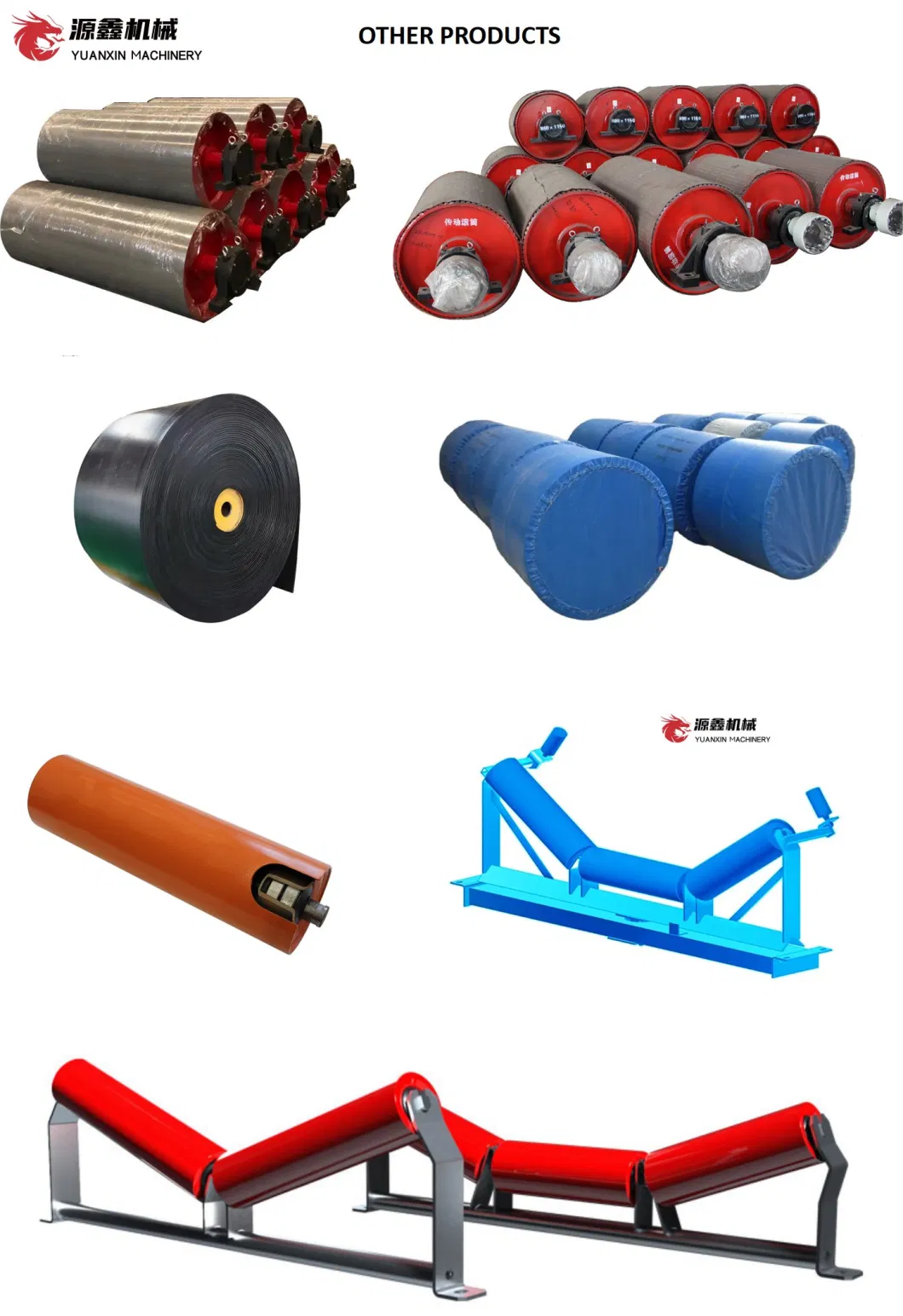 Long-Lasting Conveyor Carrier Return Impact Roller Idler Frames for Mining and Coal Industry