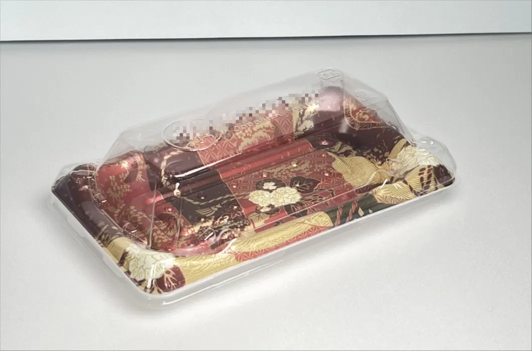 Supermarket Take Away Togo Packaging Box Food Takeaway Packing Custom Disposable Plastic Sushi Delivery Tray